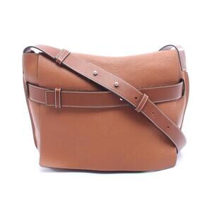 Loewe Messenger Belt Shoulder Bag Handbag Leather Men's Brown